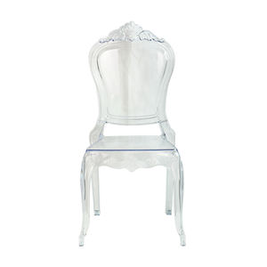 Silla <span class=keywords><strong>Transparente</strong></span> Moderna de Acrílico, <span class=keywords><strong>Policarbonato</strong></span> y Plástico Cristalino, Apilable para Banquetes y Bodas - Product Image 5