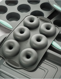 <span class=keywords><strong>Moule</strong></span> à gâteau en silicone durable résistant aux hautes températures, plaque de cuisson antiadhésive pour les chefs pâtissiers - Product Image 5