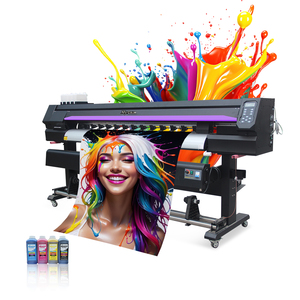 เครื่องพิมพ์อิงค์เจ็ทสำหรับสติกเกอร์ไวนิล แบนเนอร์เฟล็กซ์ รุ่น Eco Printer Xp600 I3200 หัวพิมพ์หลายสี เครื่องพิมพ์ผ้าแคนวาสขนาดใหญ่ M2180 - Product Image 1