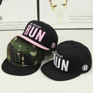 Casquette Snapback Unisexe Camouflage Rose Noir Décontractée en Polyester Coton Toile Broderie - Product Image 1