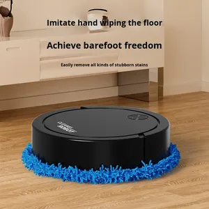 Household Wet and Dry Use USB Charging Smart <b>Mopping</b> Robot Fully Automatic Multi-Directional Floor <b>Cleaning</b> Machine 1200mAh - Product Image 2