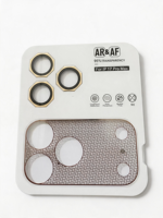 HONATOP Protection d'objectif de téléphone portable 2-en-1, verre trempé de qualité AAA 9H, revêtement AR, cadre en acier inoxydable PVD, 0,1 mm d'épaisseur