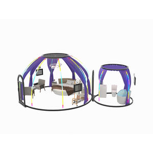 Clair meilleure bulle dôme géodésique Glamping aluminium tente géodésique maison hôtel dôme chambre jardin <span class=keywords><strong>serre</strong></span> - Product Image 3