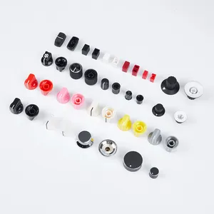 Sale transparent knob hifi custom audio equipment knobs 6.35mm set screw knob