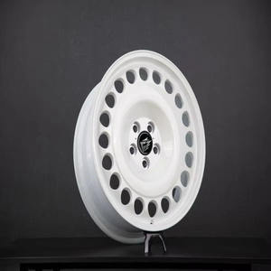 ล้อฟอร์จแบบชิ้นเดียวสั่งทำพิเศษ ดีไซน์เรโทร Pepperpot ขนาด 18 19 20 นิ้ว สีขาวเงา <span class=keywords><strong>ขอบ</strong></span>ล้อโมโนบล็อ<span class=keywords><strong>ก</strong></span> สำหรับรถยนต์ VW Golf Civic Model 3 - Product Image 4