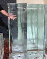 Machine claire de brique de glace de cube de bloc de glace de machine de bloc de glace 1000kgs par jour 1 2 3 5 tonnes