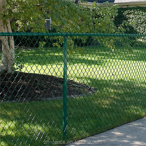 Clôture grillagée verte en PVC de 1,8 m, mailles de 3,5 mm, style Cyclone 50x50 mm, rouleau de 20 m pour mur de clôture d'hôtel ou de complexe hôtelier TZ - Product Image 2