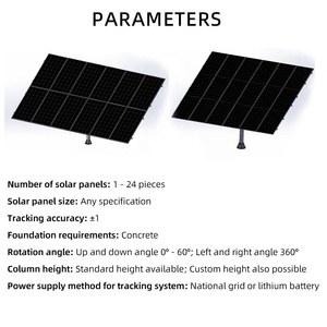 Sistema Fotovoltaico Profesional de Seguimiento Solar de Doble Eje de Alta Precisión - Product Image 1