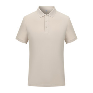 Polo Shirt Solid Color Polyester Short Sleeve Work Uniform Daily Use - Product Image 4