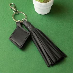 Genuine <b>Bags</b> Retro Leather Tassels Keychain Women Tassel <b>Bag</b> <b>Charm</b> for Gifts - Product Image 2