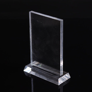 Soporte de exhibición de plástico transparente para menú de restaurante, soporte de acrílico personalizado, A5, A4, 8,5x11, venta al por mayor - Product Image 2