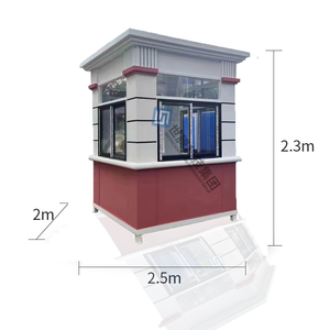 Cabine de sécurité, kiosque extérieur, cabine sécurisée en métal, petit kiosque extérieur en acier inoxydable, personnalisation - Product Image 1