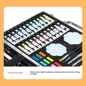 Customized Children's Art <strong>Drawing</strong> <strong>Cartoon</strong> Marker Pen 66-Piece Custom Box Set Art <strong>Colored</strong> Pencils Crayons Oil Pastel Set - Product Image 2