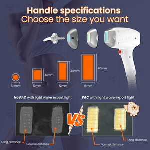 جهاز إزالة الشعر بليزر دايود صغير 808 نانومتر من أجل قلب البحر بدون ألم ليزر دايود 4 طول موجي 808 نانومتر - Product Image 2