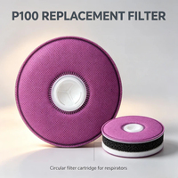 Élément filtrant P100 haute performance 2097/2097 - Cartouche anti-poussière haute capacité pour respirateur de soudage et de meulage