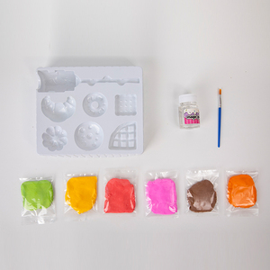 Kit de Slime al por Mayor para Regalo, Manualidades DIY para Niños, Recuerdos de Fiesta, Pastel, Chocolate, Donuts, Slime para Romper, 8 Colores, Molde para Dar Forma a Slime - Product Image 5