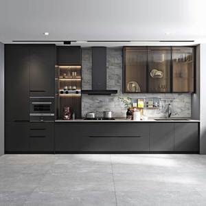 OPPEIN-secador de platos acrílico de alto brillo, accesorios de armario Kjario, diseño Modular barato, armario de cocina individual moderno - Product Image 5