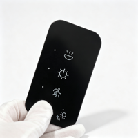 Lampe LED personnalisée par le fabricant, panneau de contrôle tactile à intensité variable, capteur de présence humaine, adhésif pour armoire, sérigraphie PVC PET