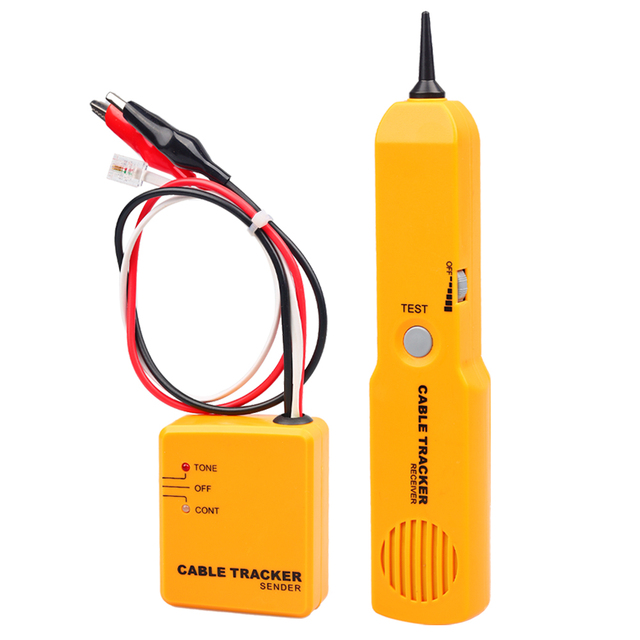 SIXIANTO RJ45 RJ11 FTTH Network Cable Tester Wire Test Tool LAN Ethernet Tracker