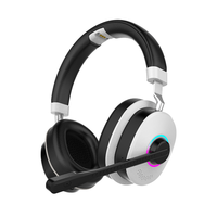 Casque de jeu sans fil avec micro ENC, double connexion 2.4G et faible latence, design supra-auriculaire pour PC, PS4, PS5, XBOX, Switch