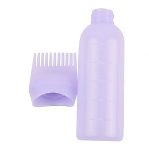 Wholesale 160ml Hair Dyeing <b>Bottle</b> Plastic <b>Squeeze</b> <b>Bottle</b> 2 in 1 Root Hair Color Dye Comb Applicator <b>Bottle</b> - Product Image 2