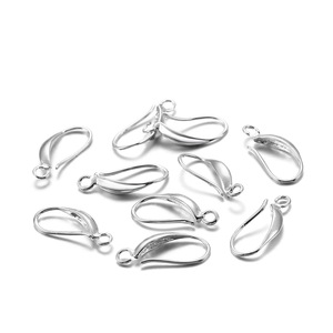 Teardrop <b>Earring</b> <b>Hooks</b> Copper Plated Silver Rose Gold Gold For <b>Earring</b> Making Jewelry Findings - Product Image 3