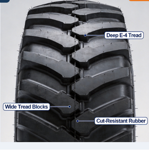 Neumático Radial HRE41 E-4/L-4 OTR para Camiones Articulados y Volquete, Cargadoras de Ruedas y Excavadoras 23.5R25 / 26.5R25 / 29.5R25 - Product Image 1