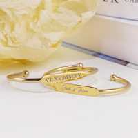 Bracelet personnalisé avec initiales et date, bracelet pour demoiselle d'honneur, cadeau pour la fête des mères, bracelet minimaliste personnalisé pour elle