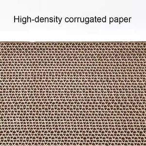 <span class=keywords><strong>Cat</strong></span> Scratching Pad Kartonnen Omkeerbare <span class=keywords><strong>Cat</strong></span> Scratcher Grote Brede Gegolfde Moderne Slaapbank Met Kattenkruid - Product Image 4