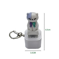 En gros, Porte-clés électronique lumineux avec bouton sonore Mine Bird, jouet anti-stress créatif de type clavier, petit canard sonore, jouet de décompression