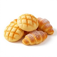 Jouet anti-stress en PU, simulation de croissant, pain et pâtisserie, à rebond lent, collant, doux et humide, à pétrir, pour la décompression