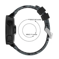 Pour Garmin Forerunner 220 230 235 620 630 735 bracelet en Silicone souple trous ronds respirant Sport Camouflage bracelet de montre