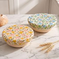 Couvre-bocaux réutilisables en tissu pour levain, kombucha, kéfir, fromage et fermentation du pain, de 4 à 13 pouces