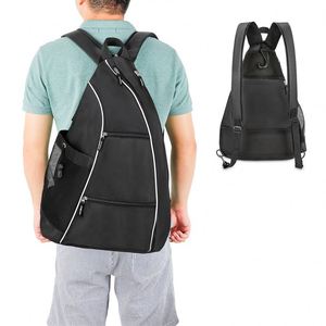 Échantillon Gratuit Sac à Dos de Sport Personnalisé BSCI pour Raquette de Tennis, Sac Bandoulière pour Raquette de Pickleball, Sac Fourre-tout de Pickleball avec Porte-Bouteille - Product Image 6