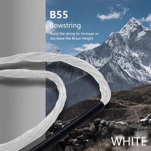 B55 Black and White Handmade <strong>Recurve</strong> <strong>Bow</strong> <strong>Bow</strong> and Arrow <strong>String</strong> - Product Image 4