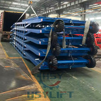 6 tonnes 8 tonnes 10 tonnes niveleur de quai remorquable hydraulique ajusté plate-forme de rampe de chargement de conteneur mobile fixe