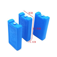 Vente en gros usine – Blocs réfrigérants portables rectangulaires bleus de 400 ml en polyéthylène haute densité de qualité alimentaire pour boîtes de stockage frigorifique