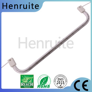 1261mm 400V 5500W L forma oro recubierto infrarrojo halógeno elemento de calefacción lámparas infrarrojas para calefacción - Product Image 6