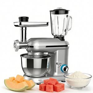 Robot culinaire multifonction 5-en-1 5,5 L à prix abordable – Batteur sur socle, pétrin, robot culinaire <span class=keywords><strong>universel</strong></span> - Product Image 1