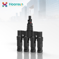 Conectores de Panel Solar de Aleación de Latón de 120 V CC 63 A, Impermeables IP68 UL94-HB/UL94-VO, Conector Hembra