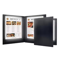 Menu LED haut de gamme avec logo personnalisé, nouveau design, alimentation électrique, pour hôtels, restaurants, bars, discothèques