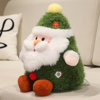 Peluche de Père Noël décorative, rembourrage en coton PP, directement de l'usine, cadeau de Noël personnalisé