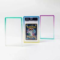 Achetez des cartes Pokémon de collection PSAGraded Guard avec panneau transparent, couleurs dégradées mixtes