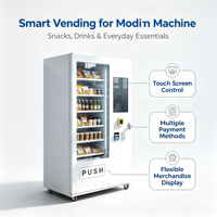 Distributeur automatique de snacks et de boissons YCF, écran tactile, personnalisable, nouveau modèle