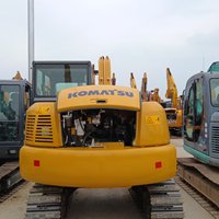 Excavatrice Komatsu PC70 d'occasion bien entretenue, 7 tonnes, godet de 0,28 m, faible entretien, longue durée de vie
