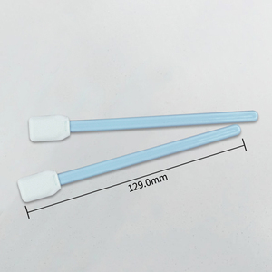 Công Nghiệp Dùng Một Lần Sử Dụng Polypropylene Xử Lý Hình Chữ Nhật Đầu Phòng Sạch Lint Miễn Phí <span class=keywords><strong>Microfiber</strong></span> Sạch Mẹo Làm Sạch Tăm Bông - Product Image 5