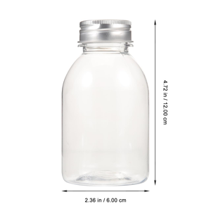 Botella de Plástico PET Vacía de 350 ml con Logotipo Personalizado, Botella de Bebidas Redonda Transparente Única, Libre de BPA, con Tapas - Product Image 2