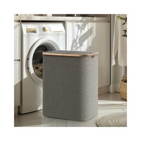 Panier de rangement pliable multifonctionnel en Oxford de haute qualité, grande capacité, durable, avec couvercle, pour chambre et salle de bain