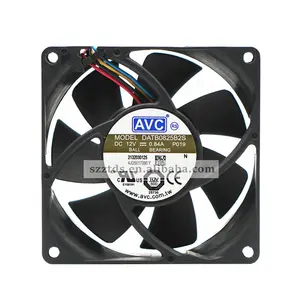 AVC 80mm 8cm fan DATB0825B2S 12V 0.84A 12v dc fan 8025 80*80*25mm eksenel akış fırçasız yüksek hızlı durumda 8cm sunucu soğutma fanı