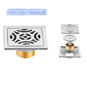 OEM Thickened Stainless Steel Dual use Floor Drain Deodorizing Anti <b>clogging</b> for Bathroom Washing Machine Bathroom Accessories - Product Image 4
